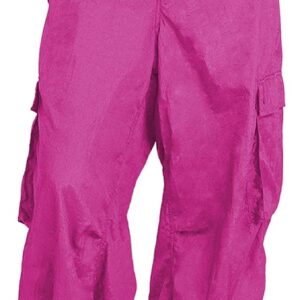 Cargo Pants for Women Baggy Parachute Pants with Pockets Low Waisted Loose Y2K Drawstring Casual Pants
