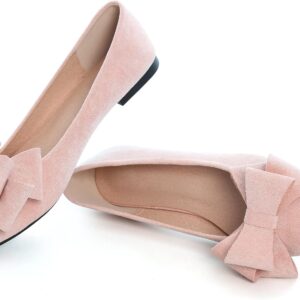 Women Flat Shoes Comfortable Slip on Pointed Toe Ballet Flats